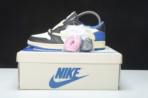 Travis Scott AJ1 Low x Fragment ‘Military Blue’ - Image 20